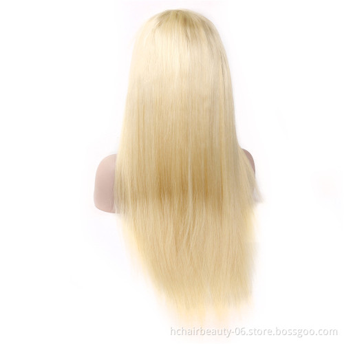 613 HD Human Hair Lace Wig, 13x4 13x6 613 Virgin Lace Front Wig,Wholesale Platinum Blonde 613 Transparent Lace Frontal Wig
